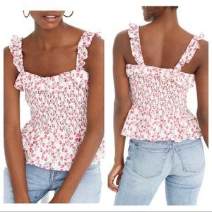 J.CREW Liberty Rose Floral Top, Medium, NWT